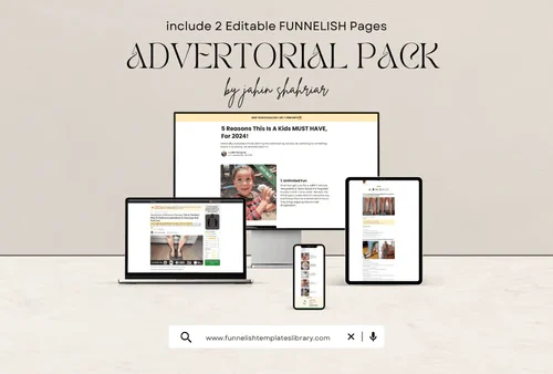 Funnelish Advertorial Template