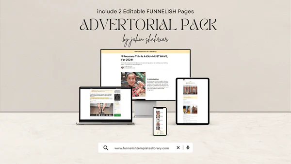 Funnelish Advertorial Template